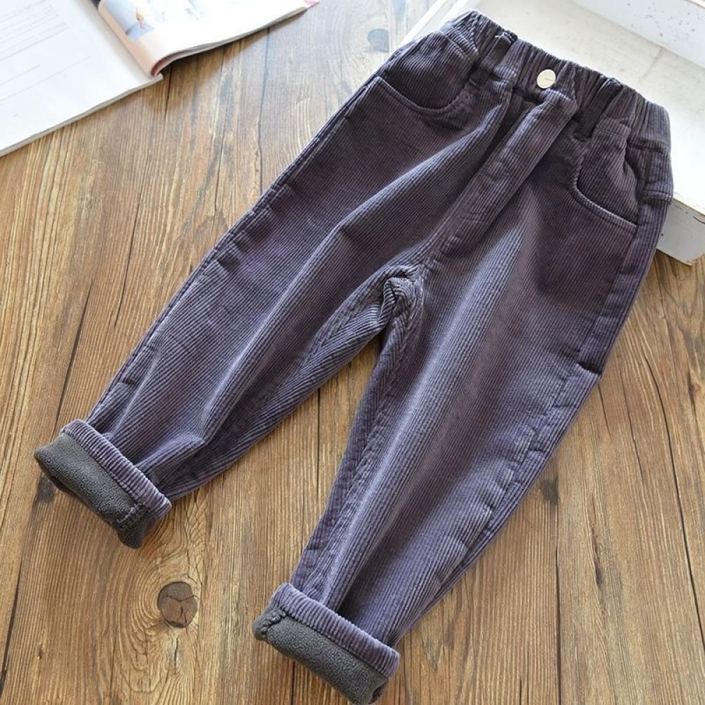 Children Fleece Lined Corduroy - đánh giá và giá Corduroy Pant Warm