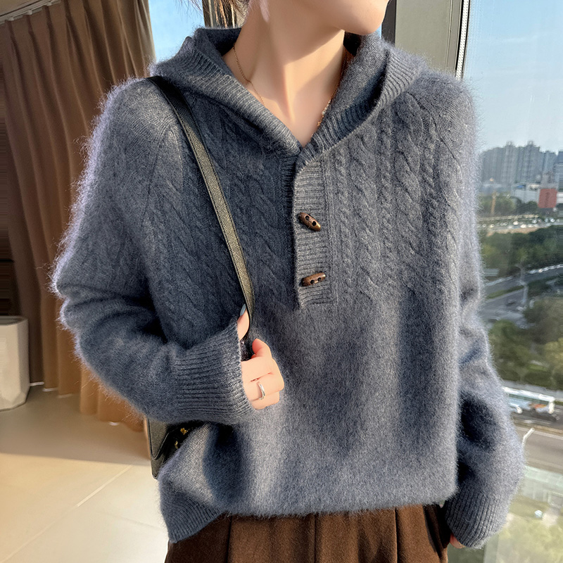 100% Pure Mink Cashmere Knitte - đánh giá và giá Wool Coat Peacoat